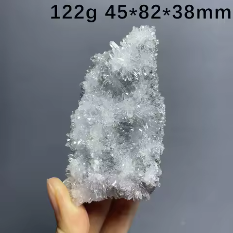 Natural Fujian White Crystal Mineral Specimen Crystal Healing Teaching Collection Gift Home Decor
