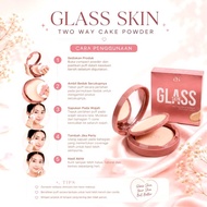 Dherbs Compact Powder Glass Skin Two Way Cake 8G ORIGINAL