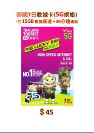 泰國旅遊電話卡