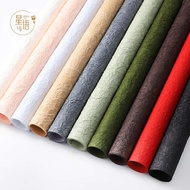 Handmade floral crepe paper, stone texture pleated wrapping paper, light luxury art paper, creative 