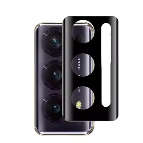 Black Camera Protective Lens For Honor Magic V2 VS V RSR 3D Curved Full Coverage Back Tempered Glass