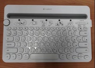 Logitech CE K480 可置放手機 IPAD 追劇神器 藍芽跨平台鍵盤 羅技 鍵盤 藍芽鍵盤 白色 無線鍵盤 (二手台北現貨)