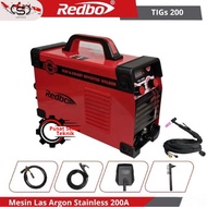 MESIN LAS ARGON STAINLESS TIG 200A REDBO MESIN LAS 200 TRAVO LAS