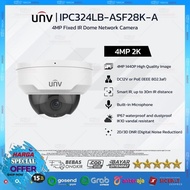 UNIVIEW IPC324LB-ASF28K-A 4MP | CCTV Analog Camera With Fixed IR Dome Network Camera 