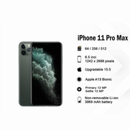 SECOND IPHONE 11 PRO MAX MULUS LIKE NEW