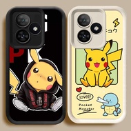 BI61 Pokemon Casing for Xiaomi Redmi 13X Turbo 3 13 F5 X5 F6 5G White Black