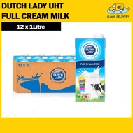Dutch Lady UHT - Full Cream Milk (12 x 1L) - Expiry on 25 Dec 2025