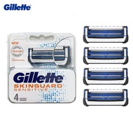 ใบมีด Gillette Skinguard สําหรับหัวมีดโกนทดแทนเพื่อความปลอดภัยของผิวบอบบาง