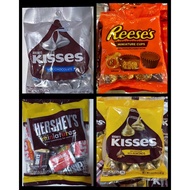 HERSHEY'S  Kisses Milk Chocolate Almond / Milk Choco / Miniatures 136g /REESESS 131G👉🏽( small pack )
