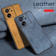 Xiaomi 13T Pro Case Luxury Sheepskin Leather Fundas For Xiaomi 13T Pro 5G Xiaomi13T Mi 13TPro 13 T 5G Full Lens Protection Cover