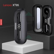 Lenovo - XT95真無線藍牙耳機 半入耳式 TWS bluetooth 5.0低延遲 黑色【平行進口】