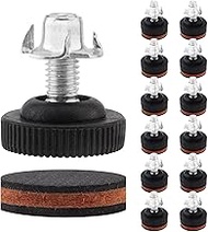 Adjustable Furniture Levelers with Floor Protectors,20pcs Leveling Feet Screw in Chair Feet with 1/4