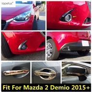 Front Fog Light Lamp Ring Eyebrow / Rearview Mirror Strip / Handle Bowl Cover Trim ABS Accessories F