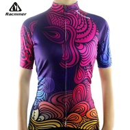 Roadbike Jersey Racmmer Short SleeveWanita - Quick dry Coolmax - Roadbike and XC MTB Jersey