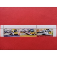 2018 Malaysia Overprint Electric Train Service ( ETS ) - Setenent Stamp Set