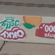 [1 box contains 24 pcs] Okky Jelly Drink Orange Cup 145 ML