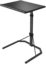 Folding Laptop Table Black With Adjustable Height and Tilt Angle Portable Gaming Computer Desk Tablet Stand Tray lofty ambition