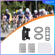 [dolity] Cycling Number Mount PVC Bike Race Plate Holder Lightweight Bracket Quick Release for Road 