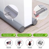 Windproof Seal Strip Sealer Soundproof Draught Excluder Stopper Door Bottom Guard Double Protector D