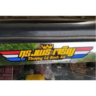 Thai peace thousand miles stamp decorates truck