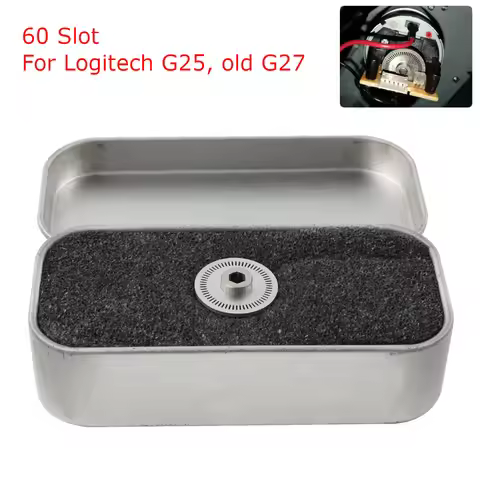 60 Slot Simulator Steering Wheel Optical Encoder Replace For Logitech G25 Old G27 Upgrades