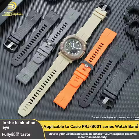 For Casio PROTREK series mountaineering watch PRJ-B001/PRG-601/PRW-61/PRW-6900 resin silicone watch