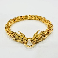 22k / 916 Gold Double Dragon Bracelet