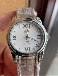 🔥🔥[現貨]OMEGA De Ville 歐米茄碟飛 4581.75.00 白貝母面 31mm 自動機械 2007年全套 omega/omega deville/omega seamaster/ome