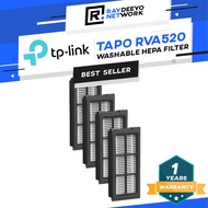 TP-Link Tapo RVA520 Robot Vacuum Washable HEPA Filter (4-Pack) for Tapo RV50 Omni / RV50 Pro Omni Re