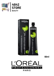 (เฉพาะสีโทนแฟชั่นแนวหม่น) Loreal INOA hair color cream NON AMMONIA  สีย้อมผมชนิดปราศจากแอมโมเนีย  ปิดผมขาวได้ 60ml