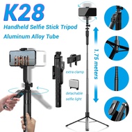 K28 Selfie Stick Tripod For Phone Monopod Stand Selfie Stick Tripod 3 in 1 Portable Tripod Bluetooth