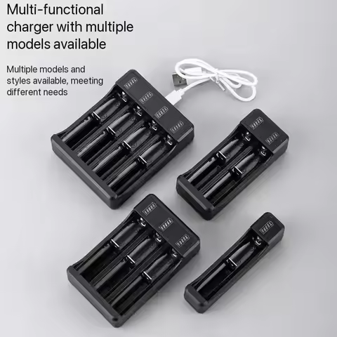 Lithium battery charger 18650 battery compartment, power bank, intelligent fast charging 21700 lithi
