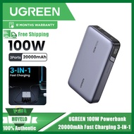 UGREEN 20000mAh/25000mAH PD 100W/145W Powerbank for Dell Lenovo MacBook Air SAMSUNG S23 iPhone 15 14