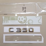 3D Emblem Logo Letter C350 Mercedes Badgebenz C 350 CHROME