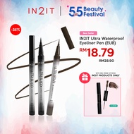 IN2IT Ultrablack / Ultrabrown Waterproof Eyeliner Pen (EUB)