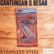 GANTUNGAN LARGE S HANGER 4PC STAINLESS STEEL S2600