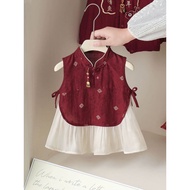 Girls Hanfu Dress 2026 Baby New Chinese Cheongsam Dress Baby Girl One Year Old Dress 5.27