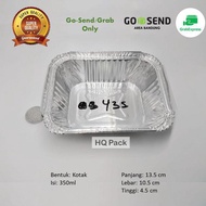 Alumunium FOIL CUP Box 435 / BX2551 (Large) LASAGNA MACARONI SCHOTEL