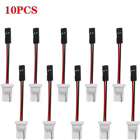 10/20/30PCS Festoon/T10/BA9S T4w Connector Wire Cables For All Car Led Panel Dome Light Socket Plugs