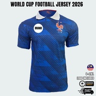 (Best Grade)France_Home 2025/26 World Cup Kit Football Jersey Fan Bola Jersi Kualiti Jersi