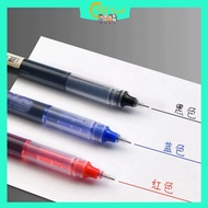 Straight Liquid Ball Pen Quick Dry Black Student Pen Gel Pen Stationery 0.5 mm Water Pen