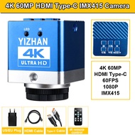 YIZHAN กล้องจุลทรรศน์ดิจิตอลอิเล็กตรอน60MP 4K UHD 150X 0.3X 0.5X 2X วัตถุประสงค์เลนส์ HDMI Type-C 10
