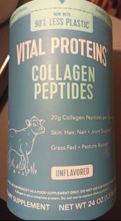 1.5 lb (680 g) 美國膠原蛋白粉Vital Proteins Collagen Peptides Unflavored Dietary Supplement Unflavored,膠原蛋白