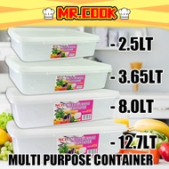 [MR.COOK] Bekas Food Container Multi-Purpose Container Rectangular Food Container Bekas Makanan NCI 