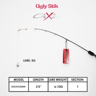 UGLY STIK GX2 ICE ROD 3ft 3kaki SPINNING FISHING SHIRM UL JORAN PANCING UDANG GALAH sungai mancing