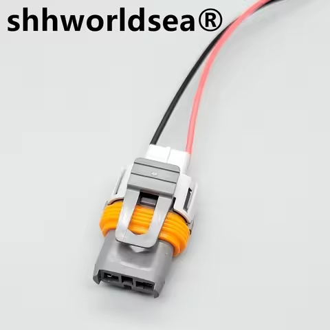 shhworldsea 2pin socket for buick headlight socket for kia
