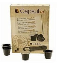 Nespresso Capsule 100入裝  填充膠囊 (自己烘的咖啡自己裝) 膠囊咖啡機用D40C40以上均可用