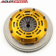 ADLERSPEED Racing Clutch Twin Disc Kit For 1993-1999 ECLIPSE TALON GST TSi FWD 7 BOLT