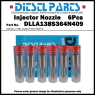 6Pcs Diesel Fuel Injector Nozzle Tips 105015-4090 DLLA138S364N409 for NISSAN DIESEL PE6 PE6T-*&-