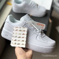 Hwka AF1 Air Force 1 Men Women white sports shoes